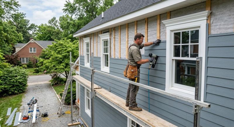 Our team working on Siding Service projects in Palatka, FL