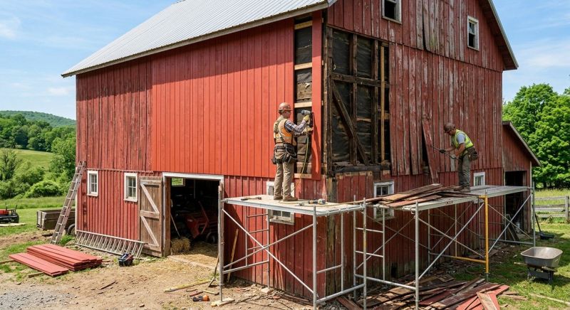 Barn Siding Replacement in Melrose, FL