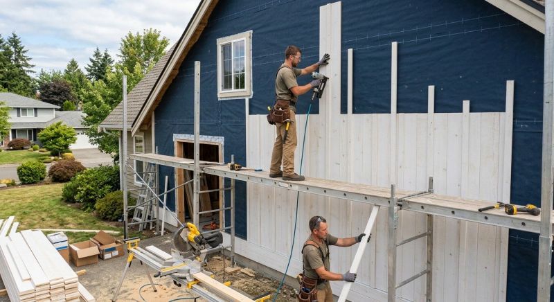 Batten Siding Installation in Hastings, FL