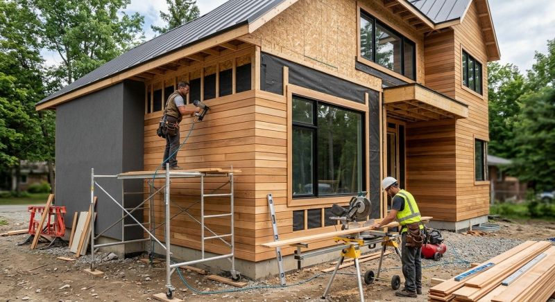 Faux Wood Siding Installation in Elkton, FL