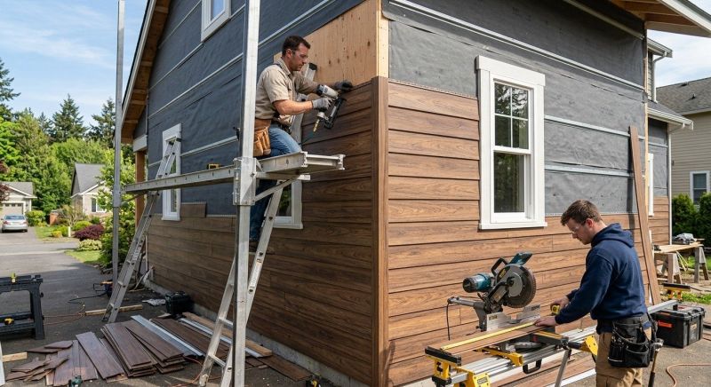 Faux Wood Siding Installation in Melrose, FL