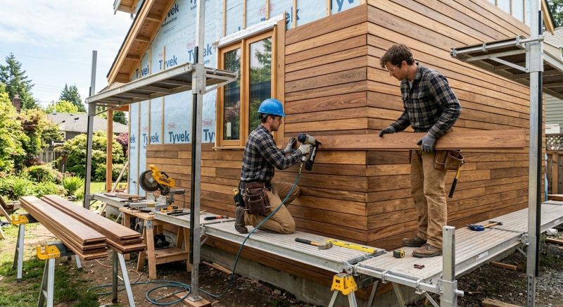 Hardwood Cladding Installation in Palatka, FL