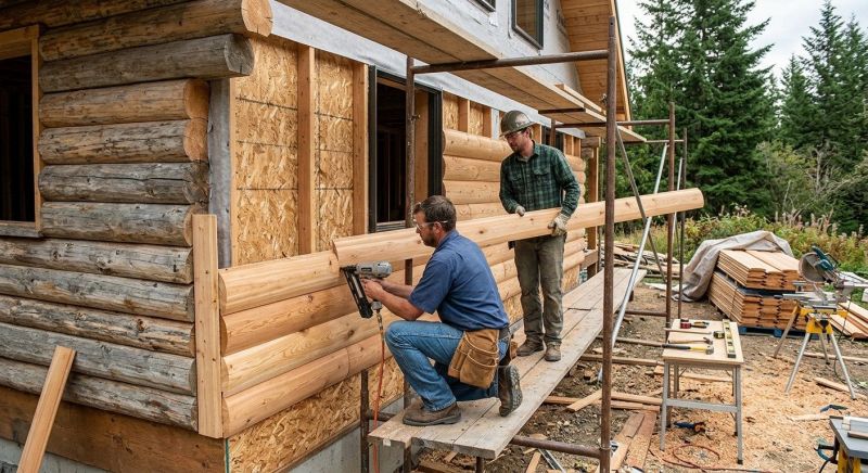 Log Siding Installation in Melrose, FL