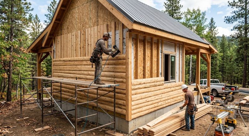 Log Siding Installation in Satsuma, FL