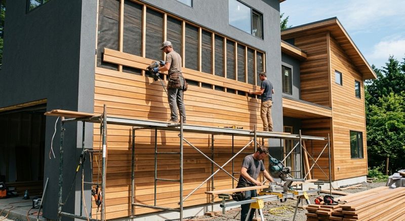 Wood Cladding Installation in Melrose, FL